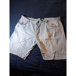 Lions Crest by English Laundry Distressed Blue Denim Jean Shorts - Men's 44